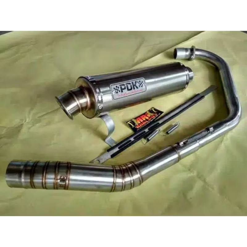 knalpot pdk bulat cincin buat motor satria Fu