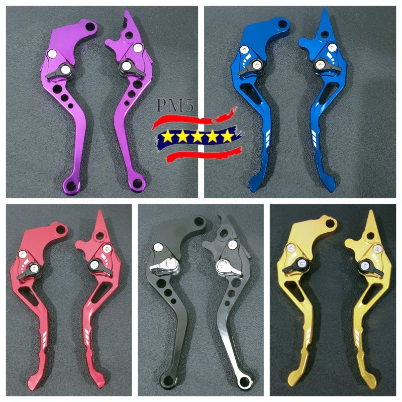 Handle rem tuas rem full cnc satria fu tiger cb150 cb50r megapro