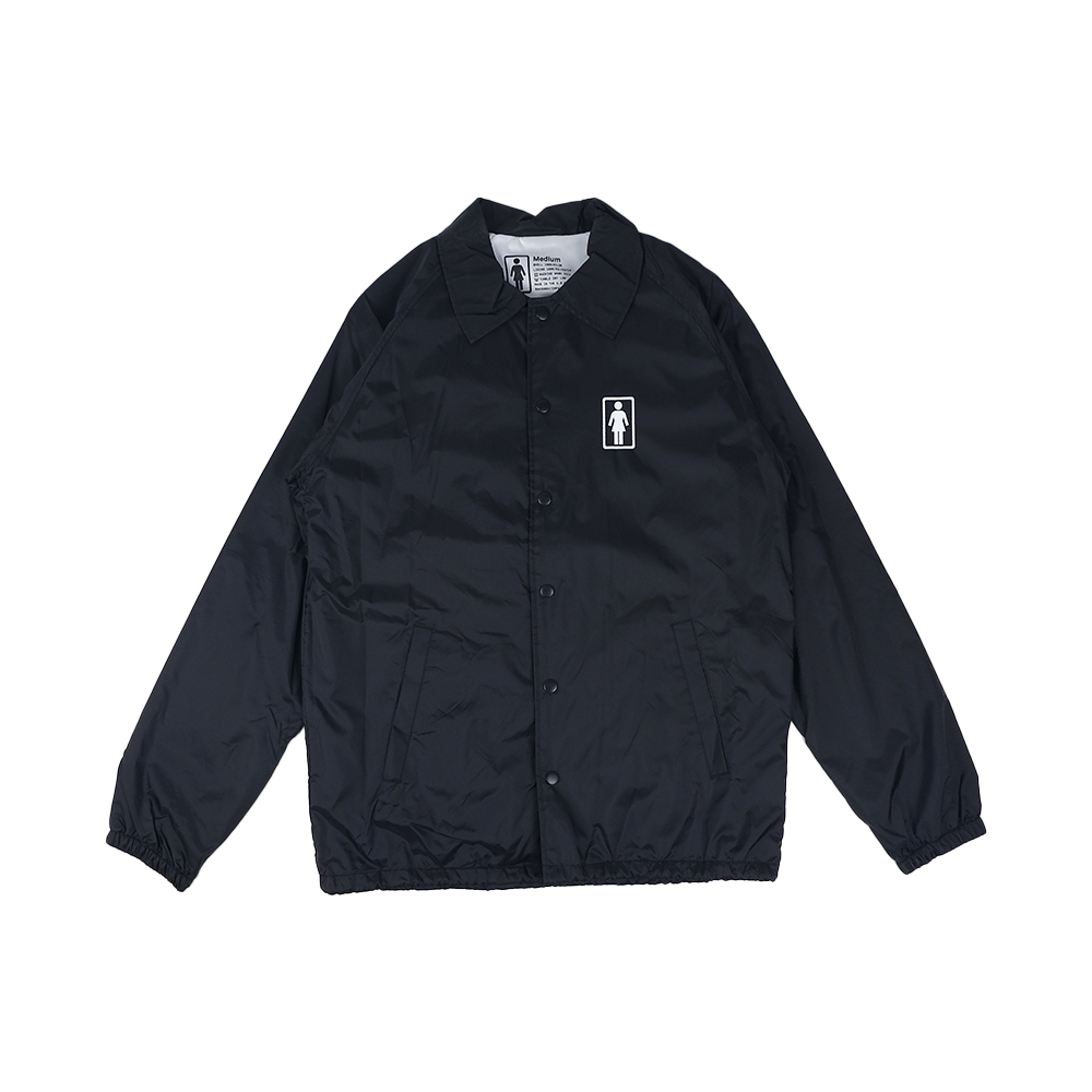 Girl Skateboard Coach Wilson Jacket Black