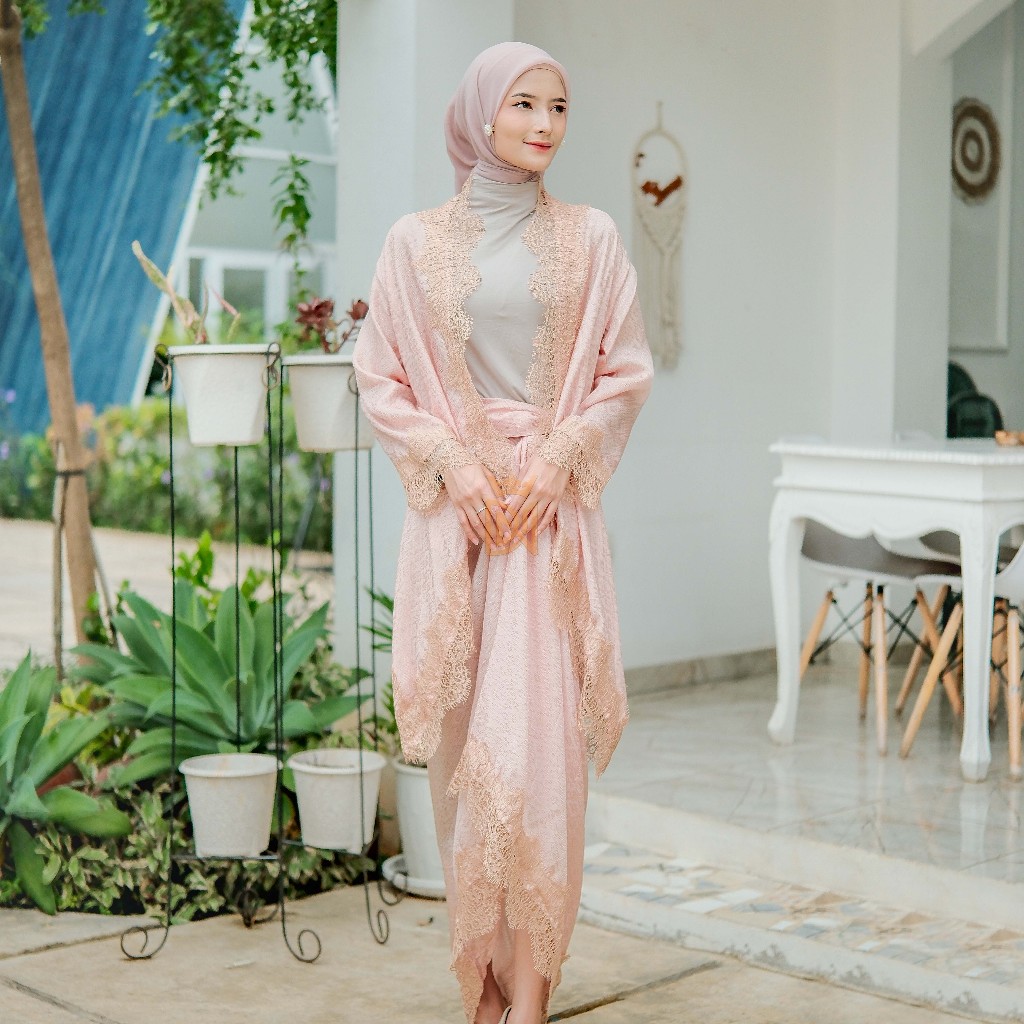 RB SET NAGITA OUTER LACE POLOS by Diana Batik Trusmi-Outer Wisuda-Outer Kondangan