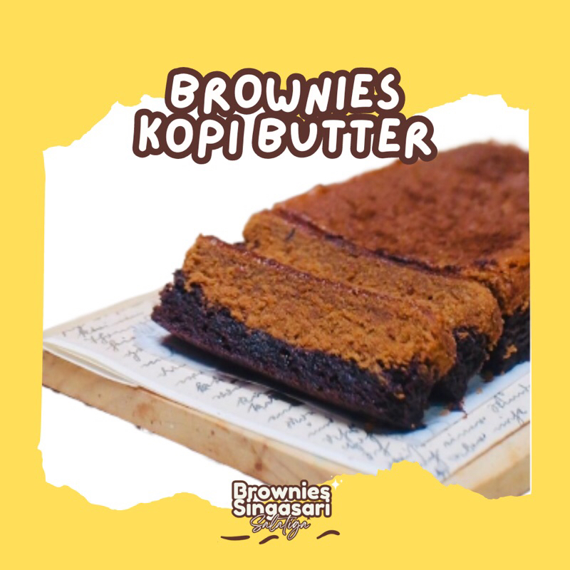 

Singasari brownies Kopi butter ukuran 20x10 Fudgy brownies brownies panggang Buttercake Kopi Brownies lapis