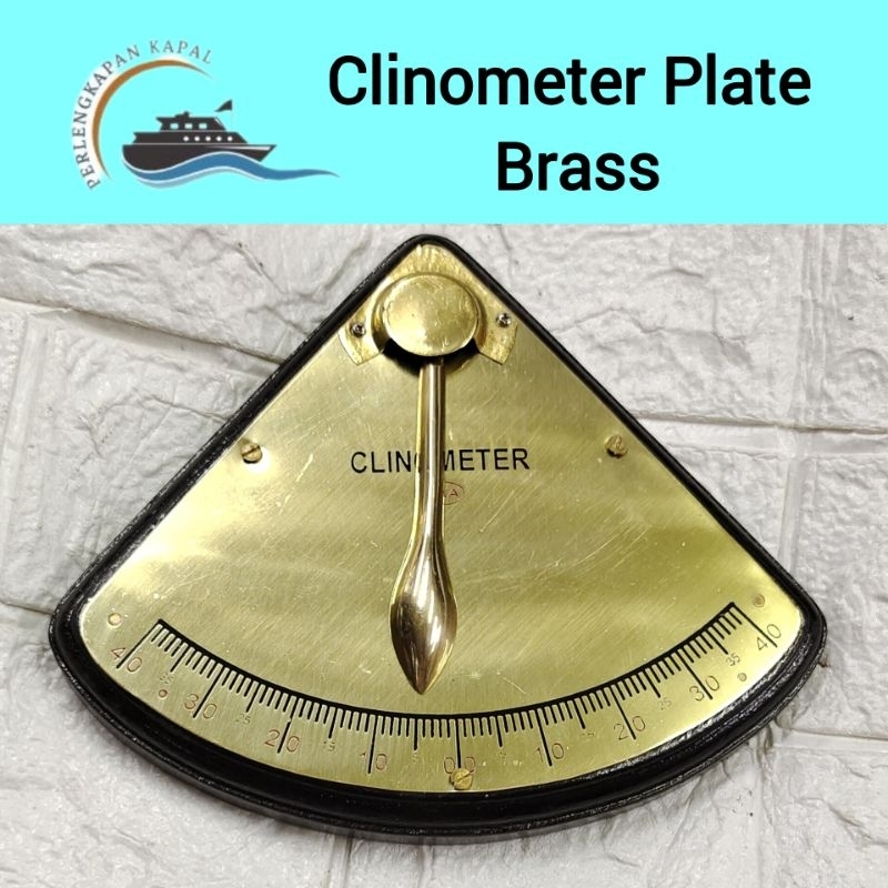 

Clinometer Plate Kuningan 4 inchi / klinometer kemiringan kapal