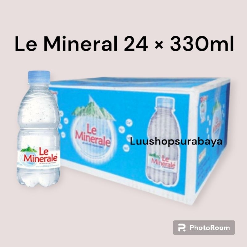 

Le Minerale Air Mineral 330ml Kemasan Karton isi 24pcs