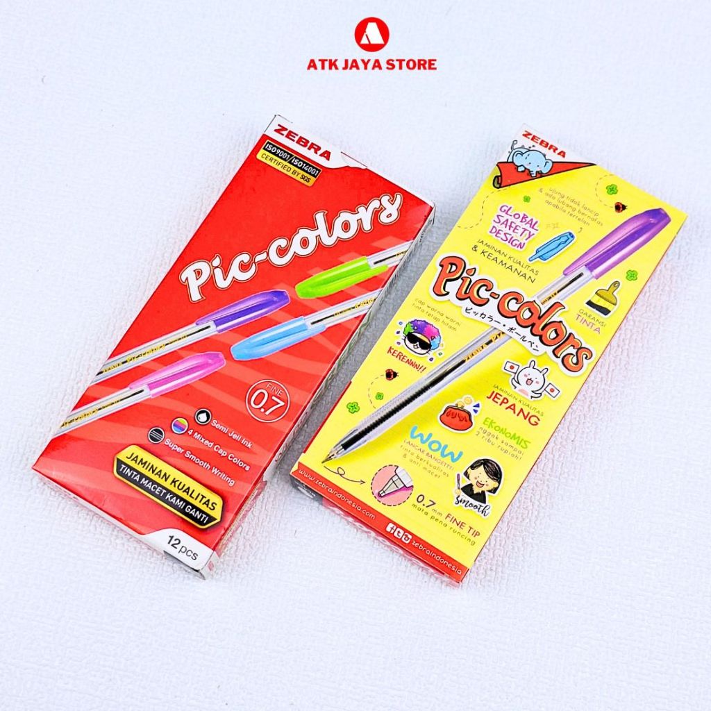 

Pulpen Zebra Piccolors Tinta Hitam Semi Gel 0,7 mm (Barrel Colour : warna-warni)