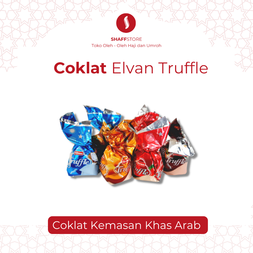 

Coklat Arab Oleh Oleh Haji Umroh Mix 4 Rasa - Coklat Truffle Turki Isian Oleh Oleh Haji Umroh