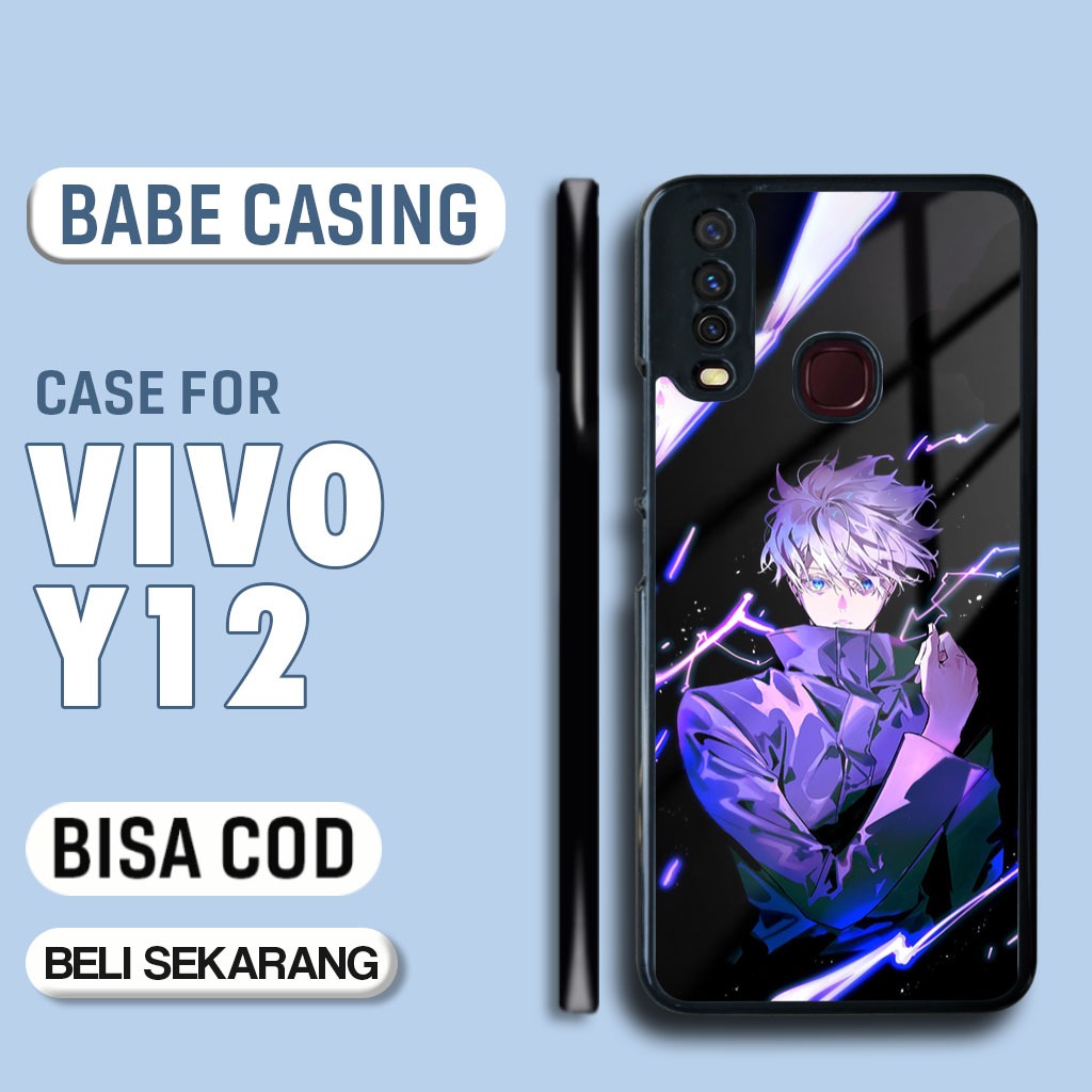 Case Vivo Y12 Terbaru - Casing Vivo Y12  - Motif Jujutsu - Hardcase Premium Glossy - Softcase Hp Sam