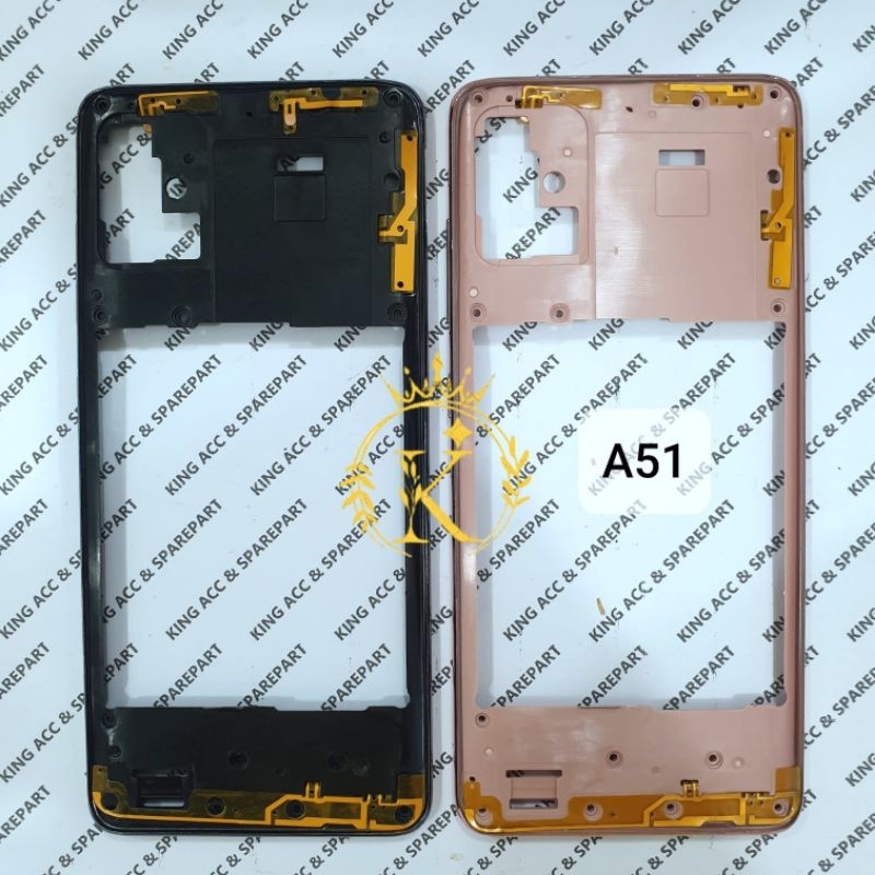 TULANG CASING BELAKANG RANGKA CASING BELAKANG BEZZEL BAZEL CASING SAMSUNG GALAXY A51 A515