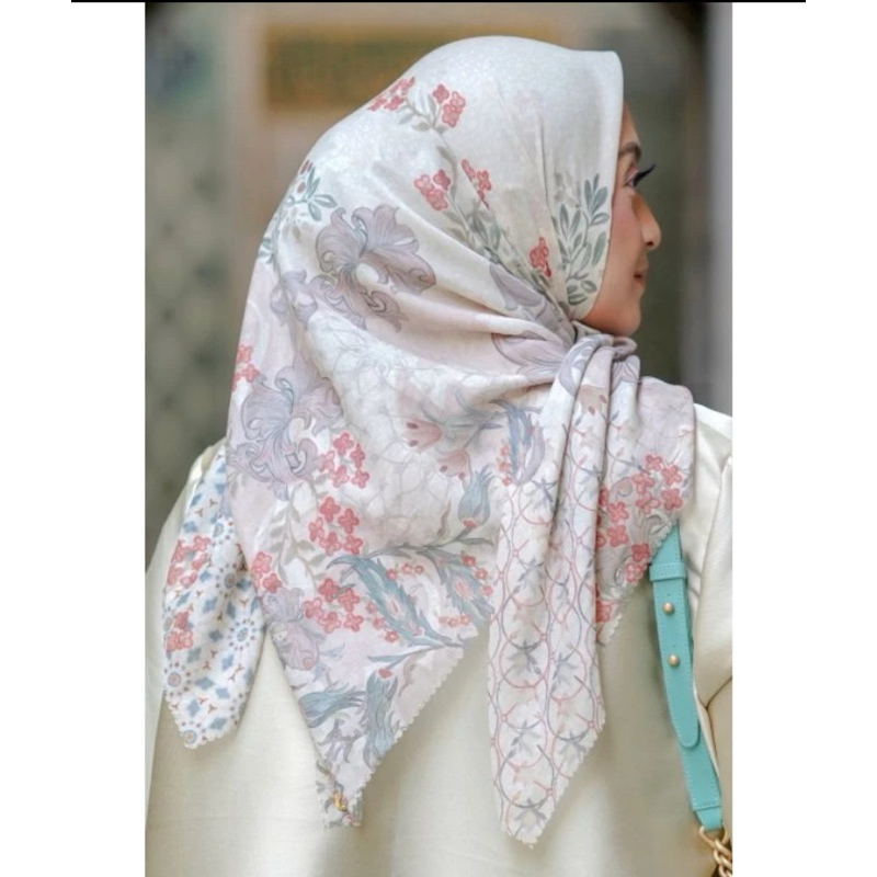 BACA DESKRIPSI Buttonscarves topkapi Ivory WAJIB SPLIT PAYMENT