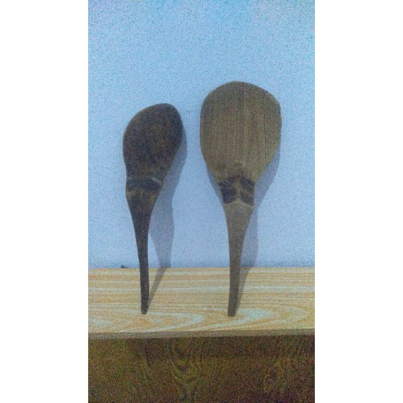 Centong Nasi Kayu Jati Lawas Usia Puluhan Tahun Random