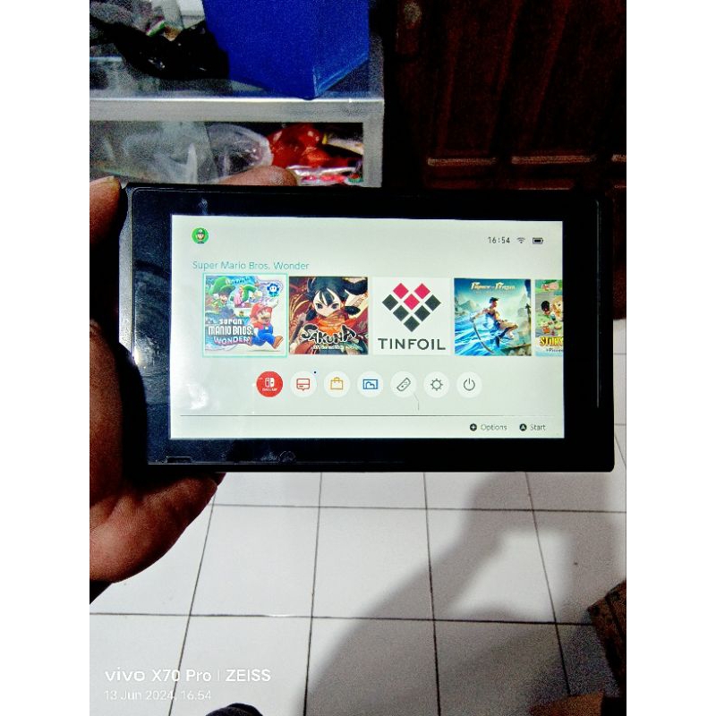 nintendo switch v1 tablet only cfw sofmod 128gb