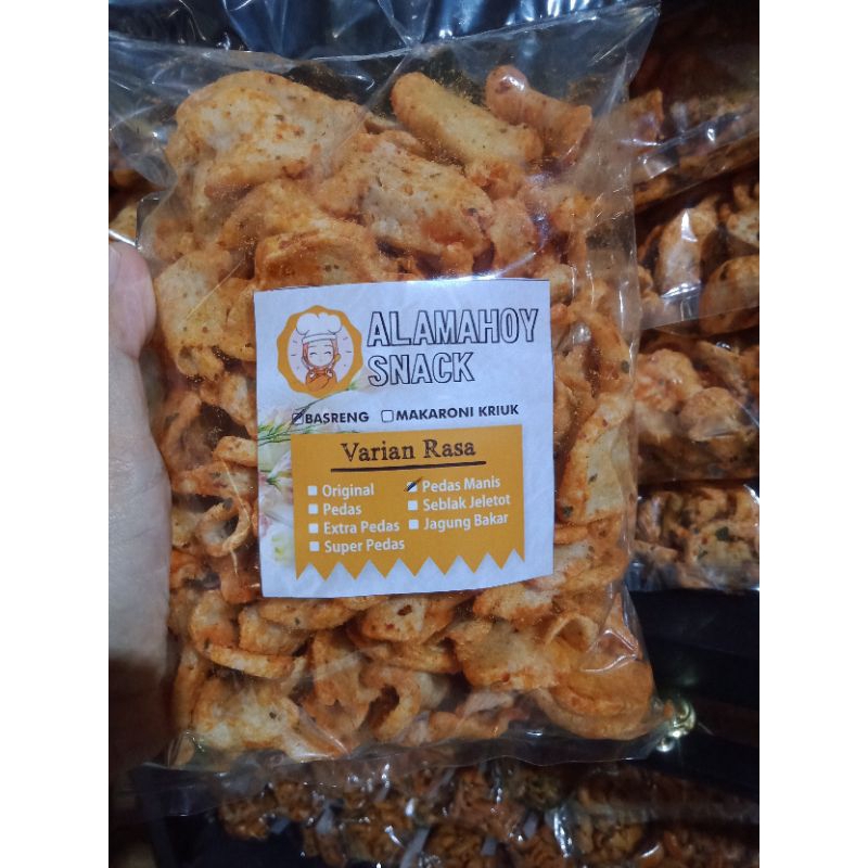 

basreng alamahoy pedas manis 250 gram