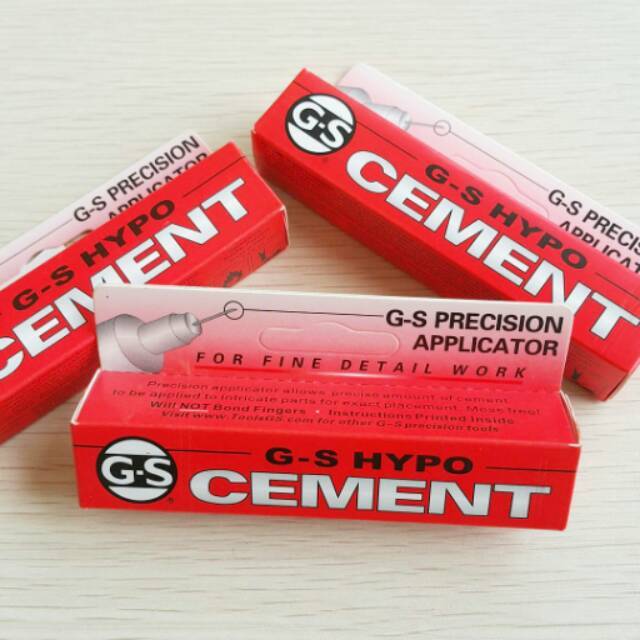 Lem kaca jam tangan super lem Cement G-S hypo