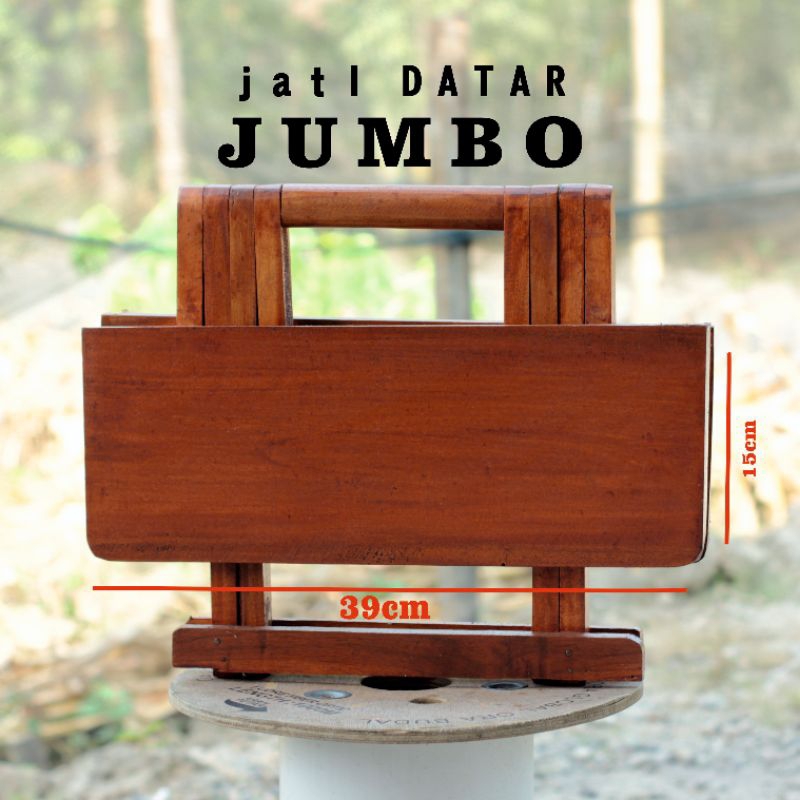 Rehal Kayu Jati Jumbo Meja Belajar Meja Laptop Kayu Jati Super