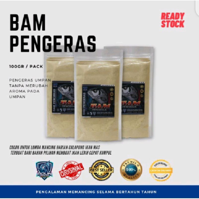 Umpan adun mancing//Bam pengeras//umpan ikan mas//umpan putih