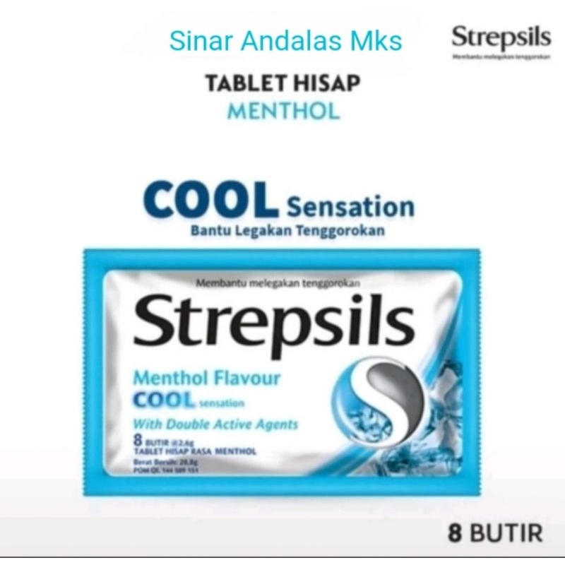 

Strepsils Menthol Flavour Cool Sensation 8btr