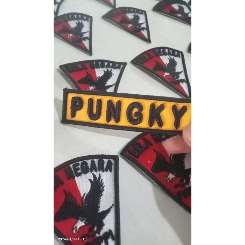 BORDIR NAMA TIMBUL 3D FKPPI/GENERASI MUDA PENERUS FKPPI