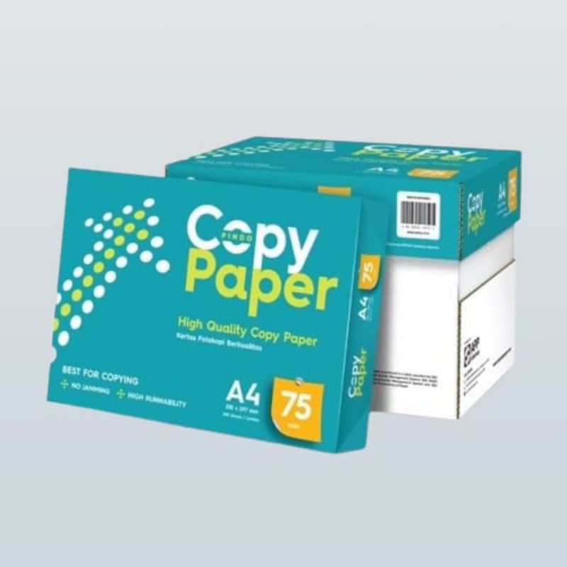 

kertas hvs A4 COPY PAPER 75gsm (isi 500lbr)