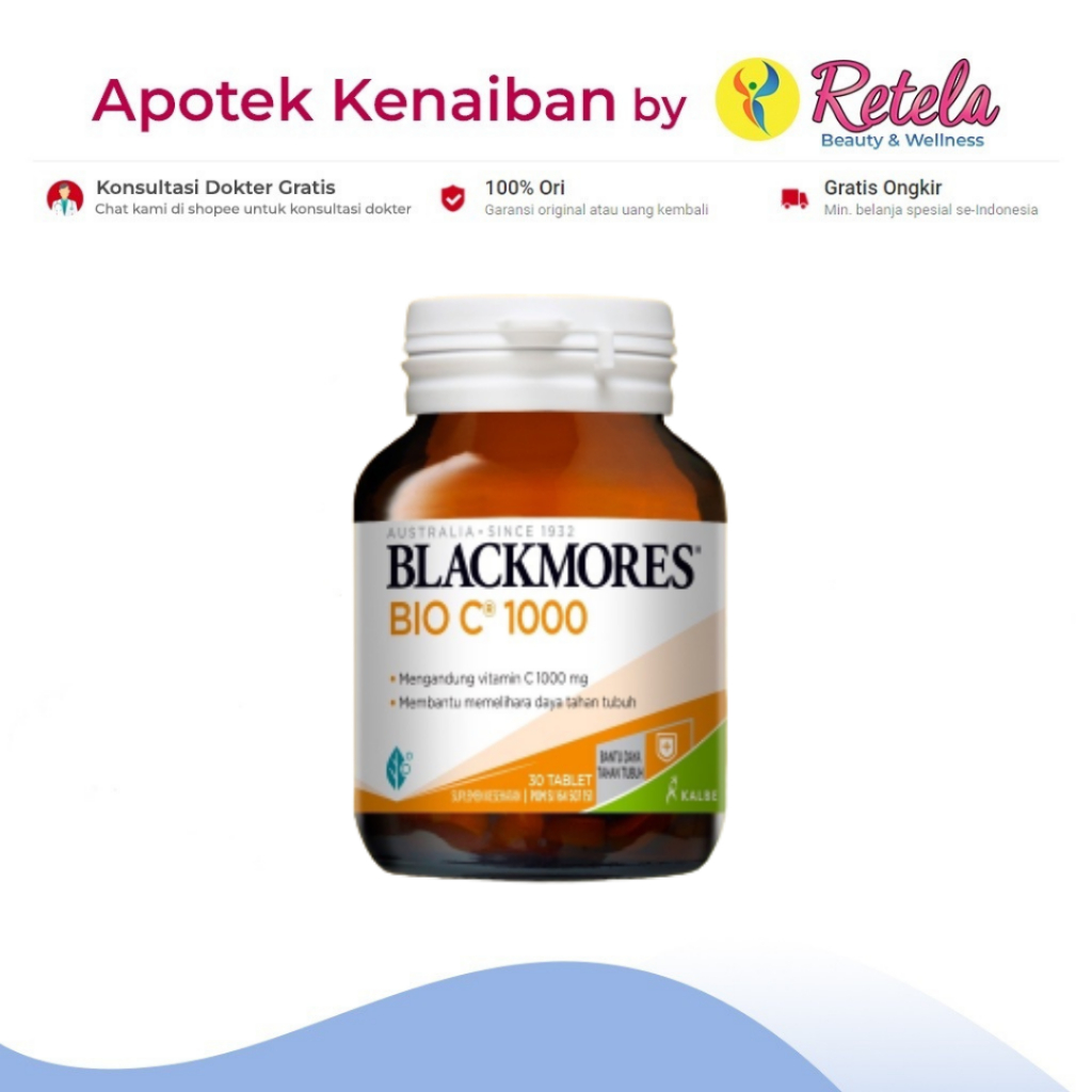 BLACKMORES BIO C 1000MG 1 BOTOL 30 TABLET