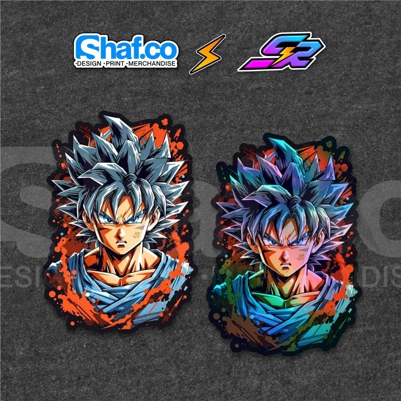 

STICKER GOKU / DRAGON BALL VINYL HOLOGRAM VIRAL KEREN