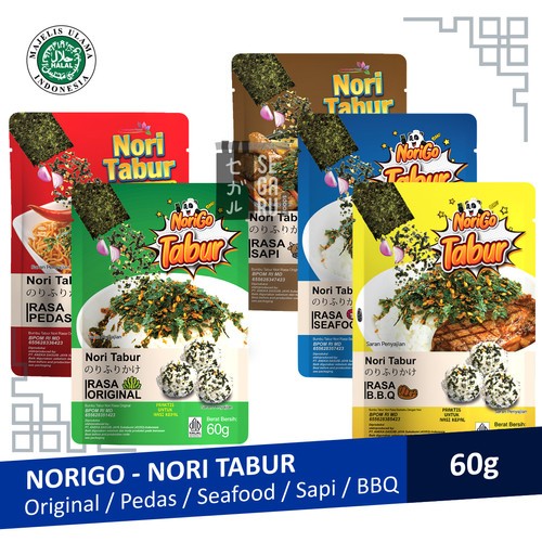 

PROMO Nori Tabur Rumput Laut Panggang - Rasa Original - 60g