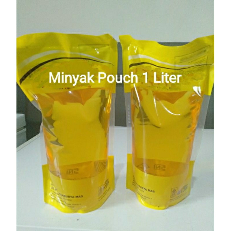 

Minyak Kelapa sawit bening kemasan Pouch 1 Liter