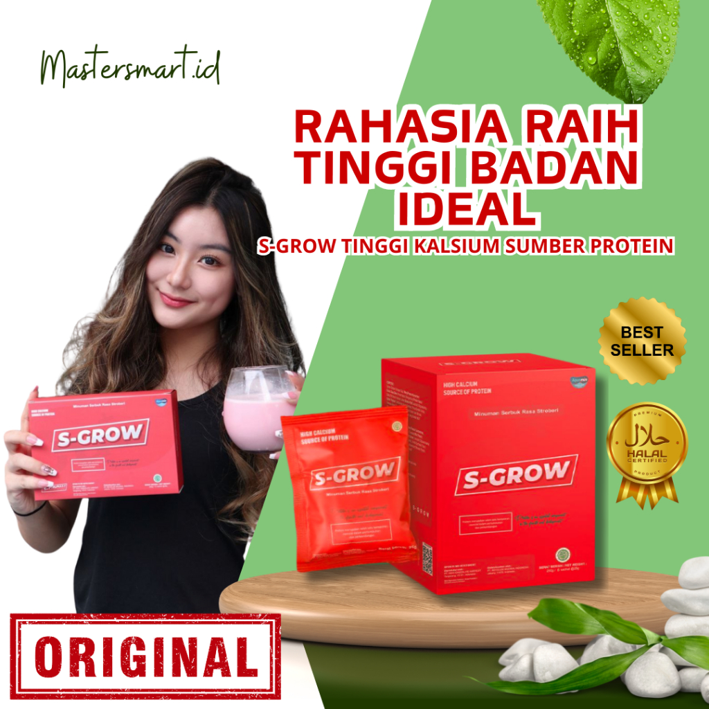 

S-GROW Susu Peninggi Badan Terbaik S-Grow Minuman Herbal Peninggi Badan Secara Cepat & Alami