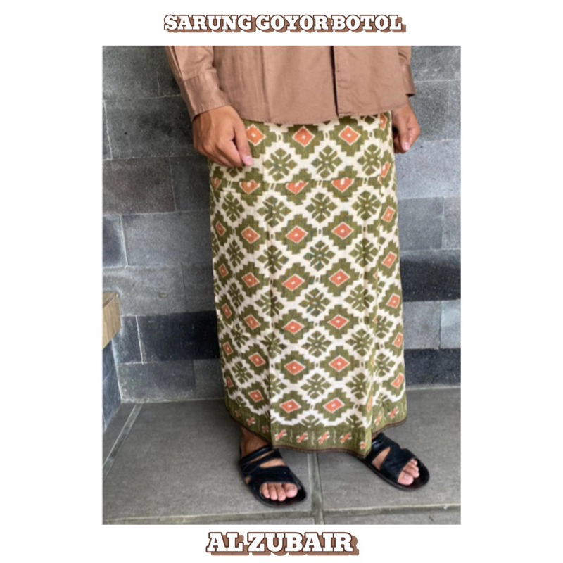 SARUNG GOYOR AL ZUBAIR / ASLI TENUN / JAHITAN TENGAH / HALUS & LEMBUT
