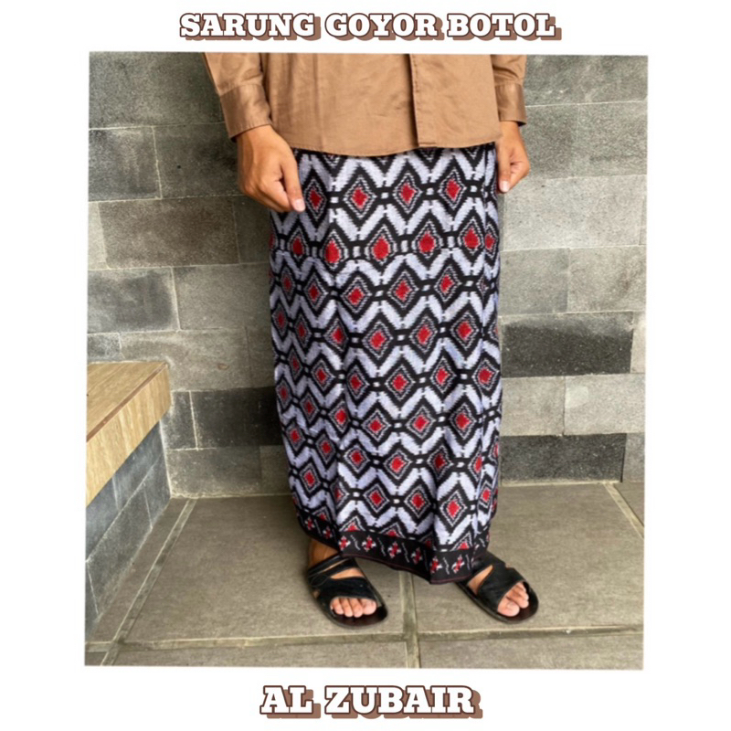 SARUNG GOYOR AL ZUBAIR / ASLI TENUN / JAHITAN TENGAH / HALUS & LEMBUT