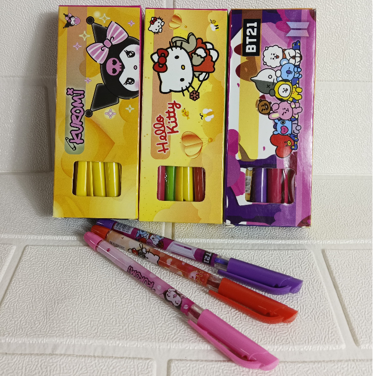 

Bolpen / Pulpen / Pen Gel GM Tutup 0.5 Fancy MOTIF