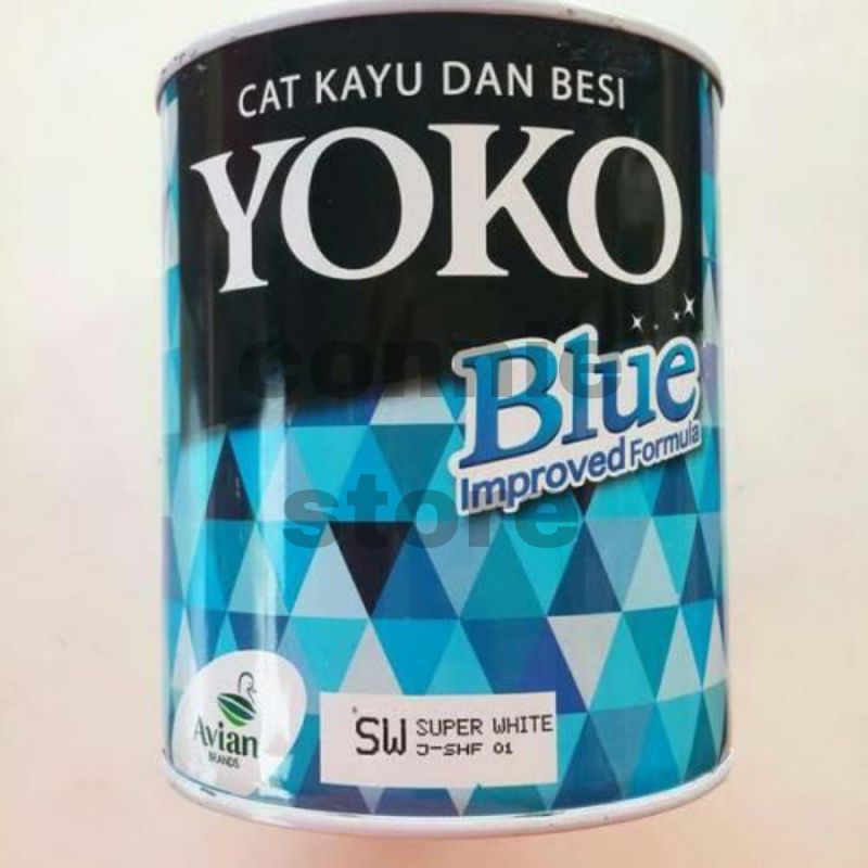 Yoko Cat kayu dan Besi 0,7lt SW Putih Avian cat minyak cat dasar kayu