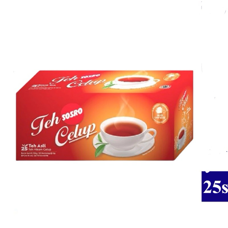 

Teh Sosro Celup Black Tea isi 25s