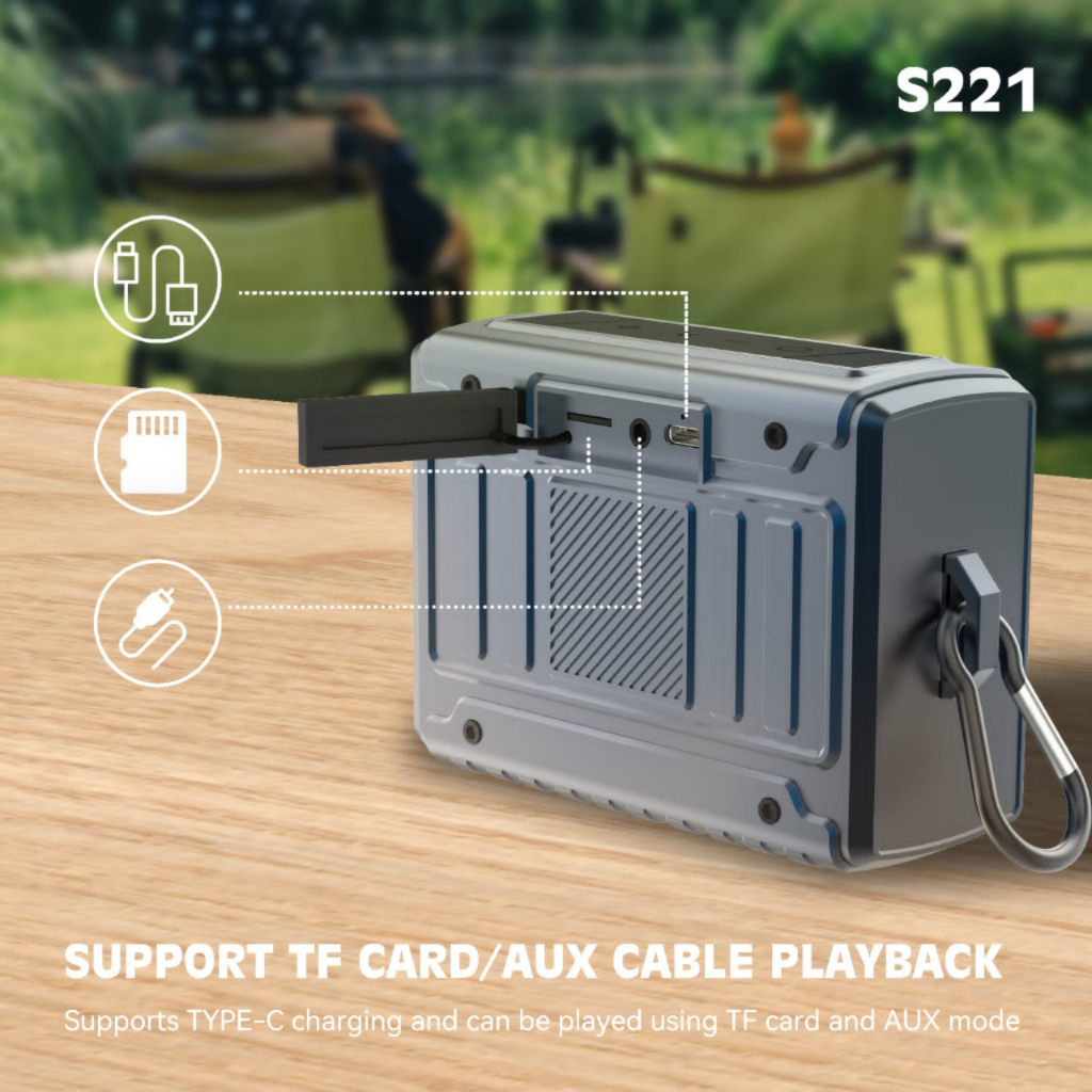 BIG SALE SPEAKER LENYES BLUETOOTH S221 Mini Wireless Speaker Portable Bluetooth 5.0 Music Box TWS