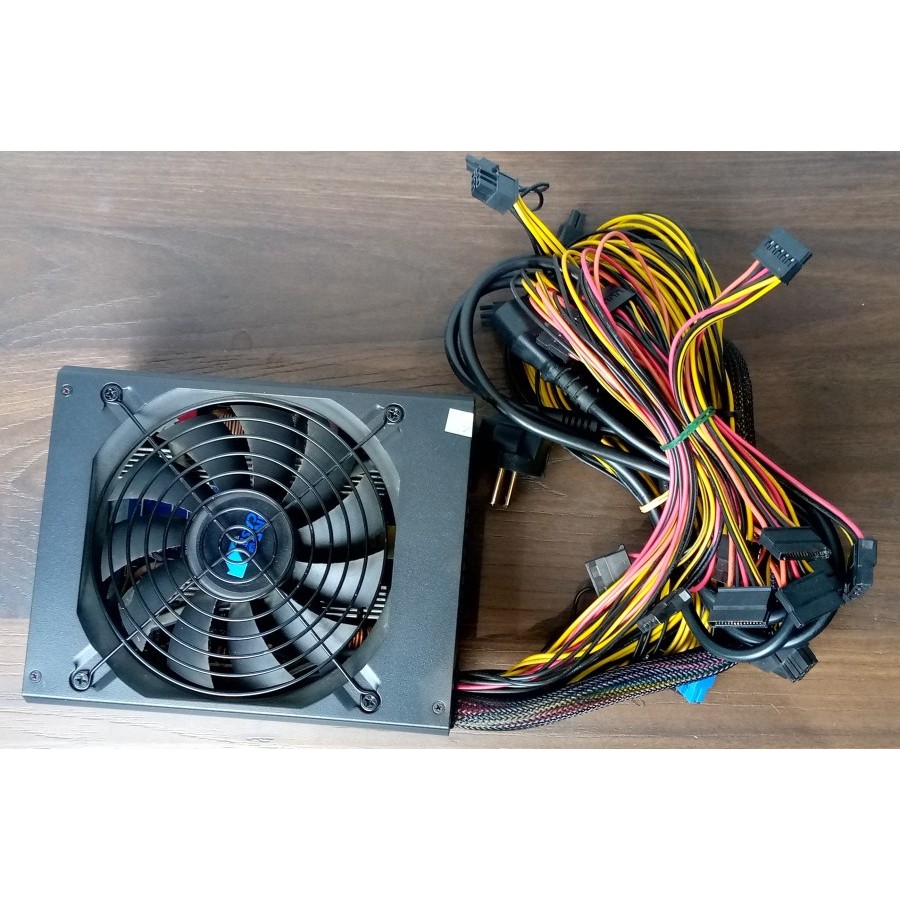 Indocase 1350W Pure 80+ Gold Mining Power Supply | PSU ATX (BEKAS)