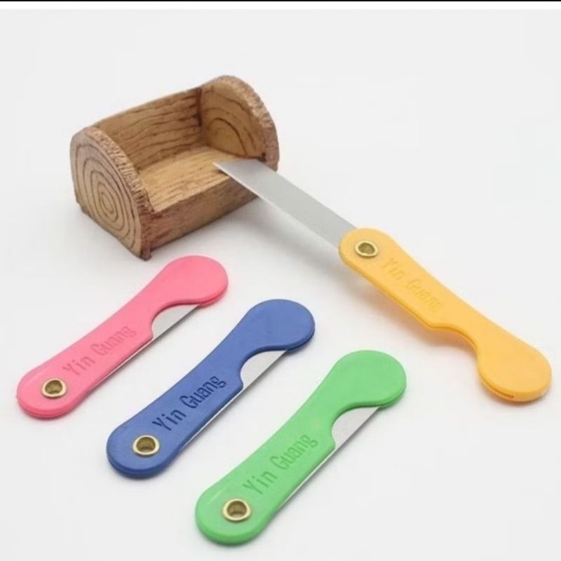 

( COD ) Cutter Lipat Kecil Warna Serbaguna