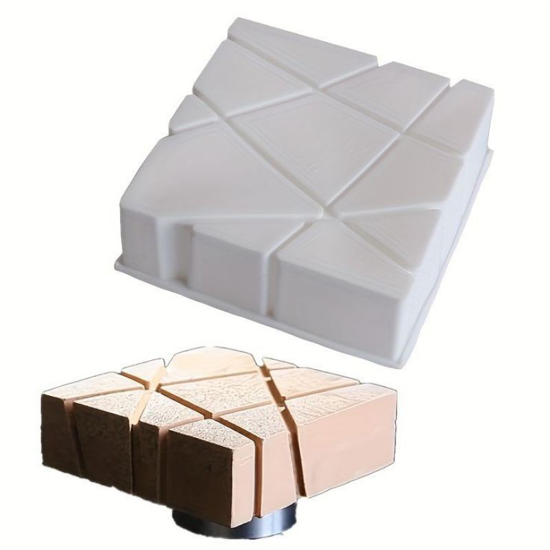 (SSG) Cetakan Silikon Jelly Puding Cake Bloque 3D