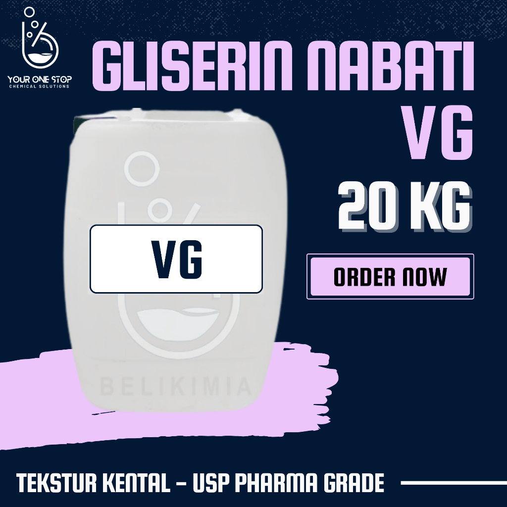 

(Instant) VG USP Grade 20 Kg - Gliserin USP Grade - Vegetable Glycerine