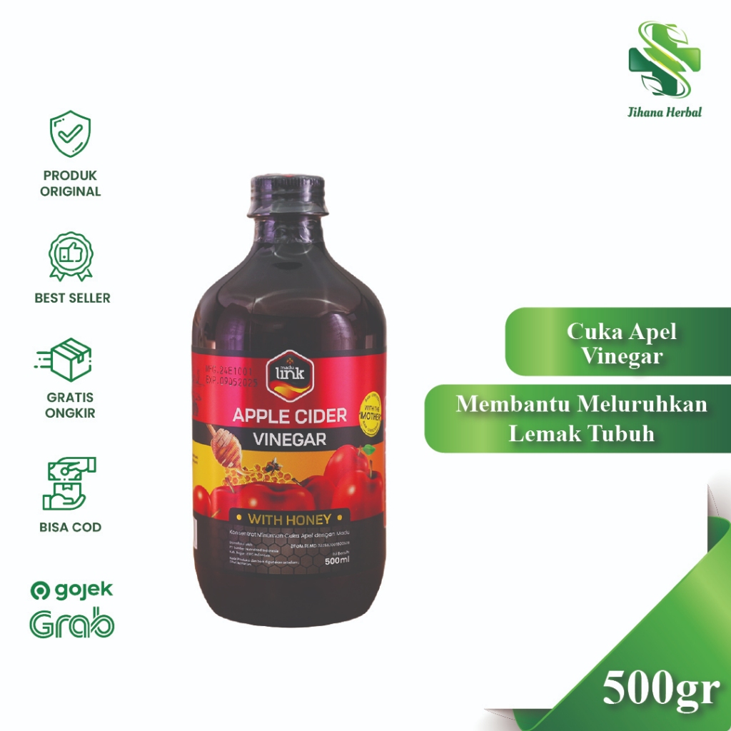 

Cuka Apel Vinegar Plus Madu Link - Bantu Meluruhkan Lemak Tubuh