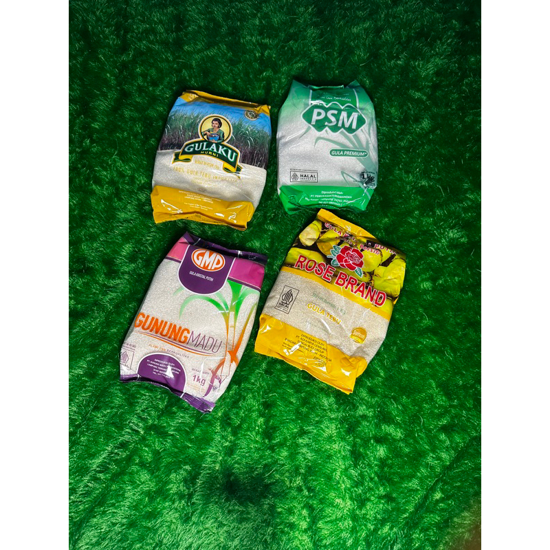 

Gula kemasan 1 kg x 2 pack