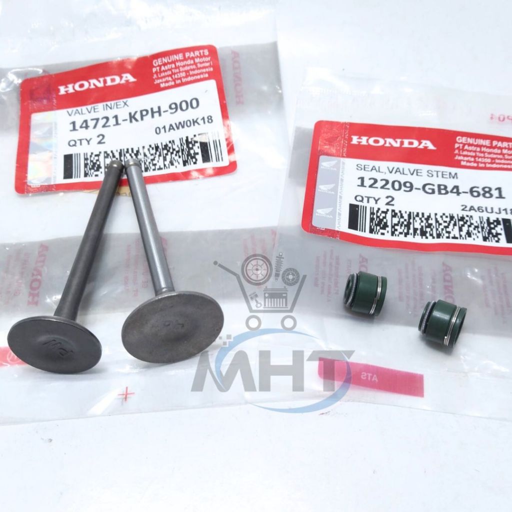 KLEP SET KHARISMA KLEP SET SUPRA X 125 KARBU PAYUNG KLEP KARISMA SUPRA X 125 KARBU + SEAL KLEP SIL