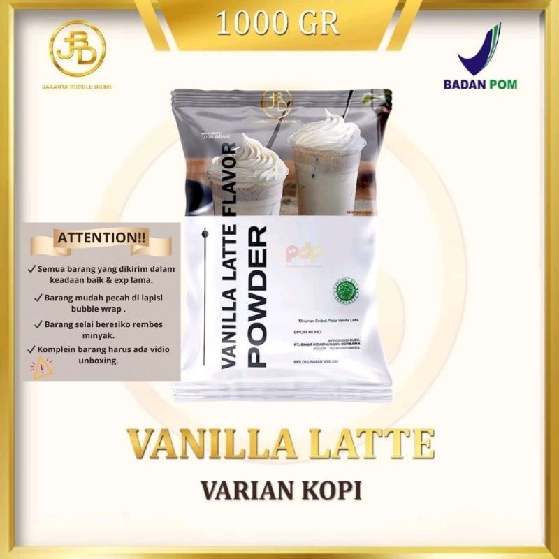 

JBD Bubuk Minuman Vanilla Latte 1kg