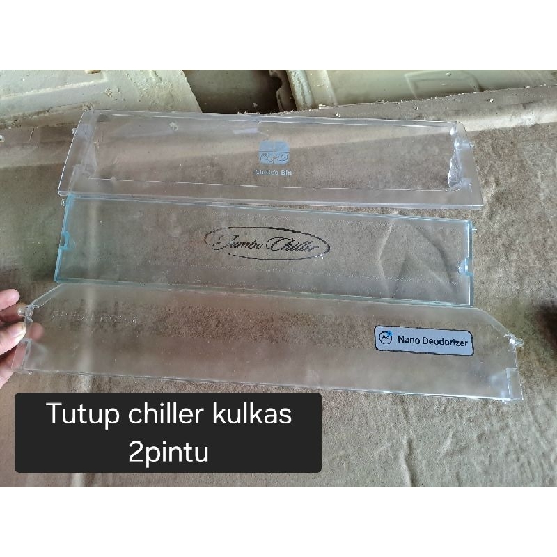 Tutup chiller/Tutup rak ikan bekas kulkas 2pintu