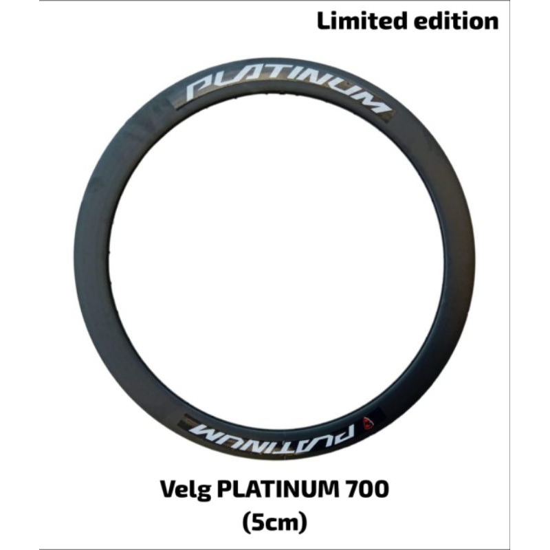 Rims Rim Velg Discbrake 700c Platinum 50 mm 36H