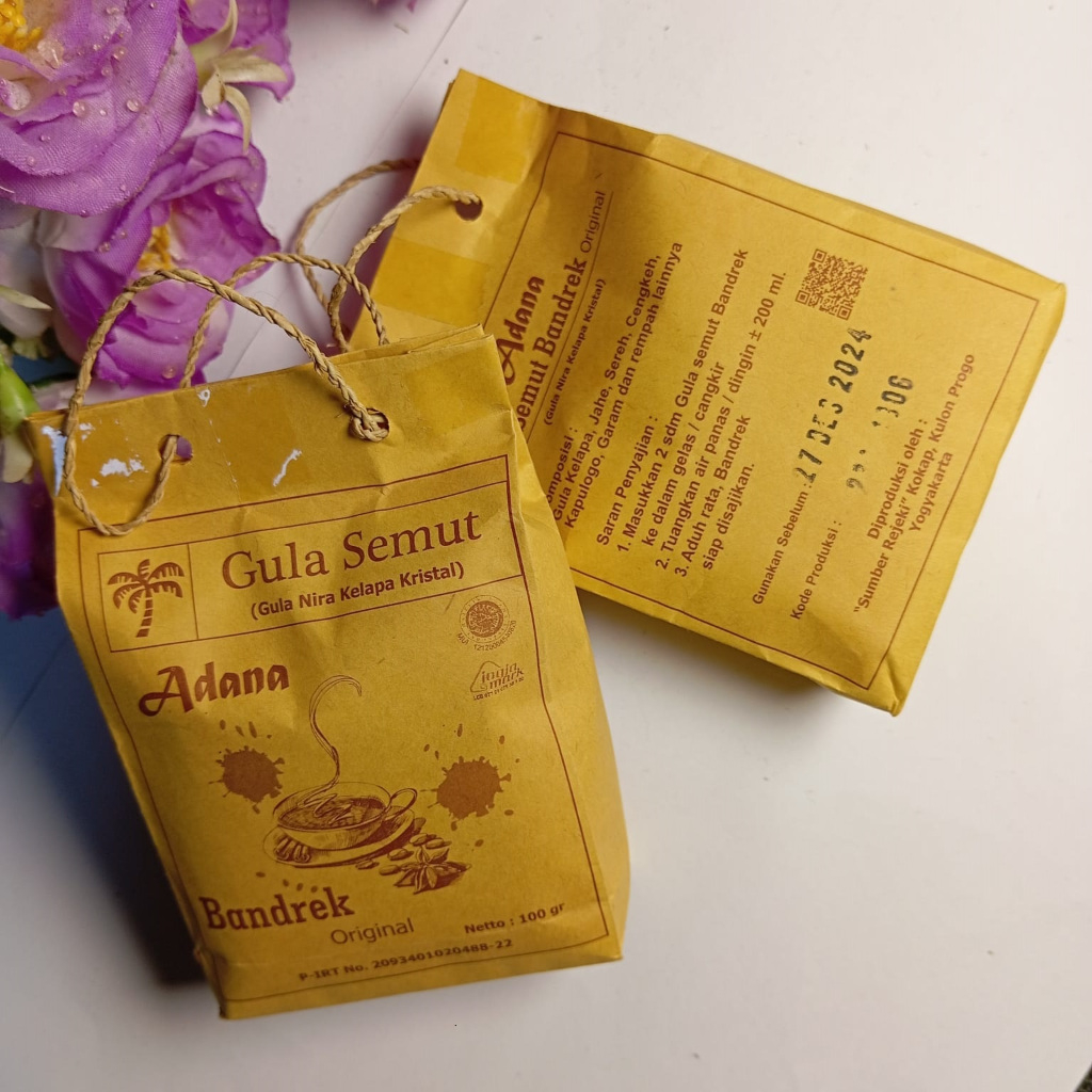 

Gula Semut Bandrek Paperbag 100gr