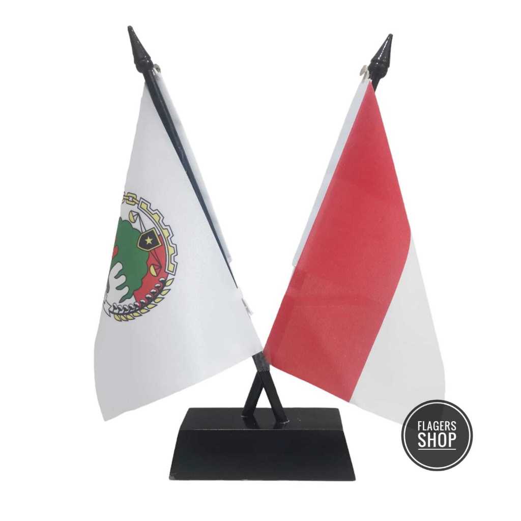 

Bendera Meja Indonesia - Koperasi Indonesia + Tiang Silang