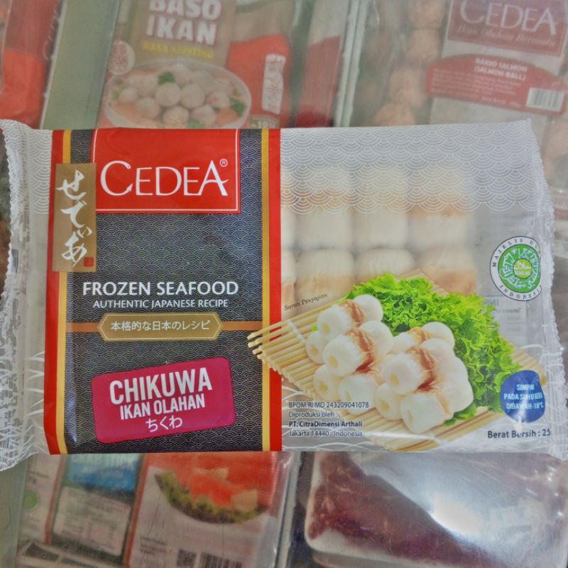 

Cedea Chikuwa / Olahan ikan / Seefood/ isi 250g Aifine Store