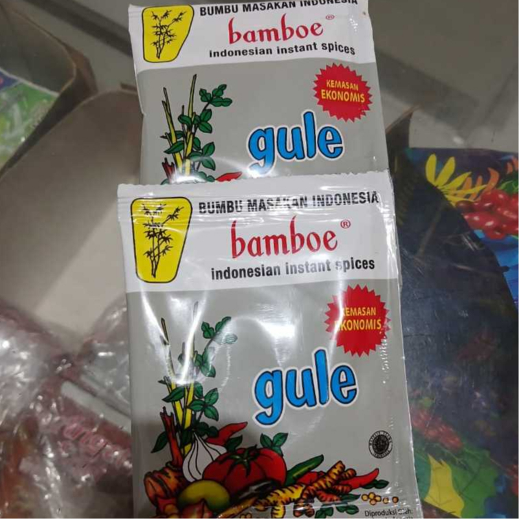 

Bamboe Mini Original Bumbu Dapur Gule Kare Opor Rendang Soto Rawon Mni kemasan 20gr-27gr