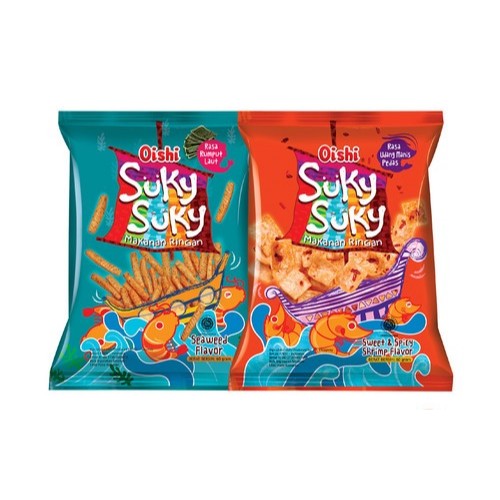 

OISHI SNACK SUKY MANIS PEDAS / SEAWEED 70G