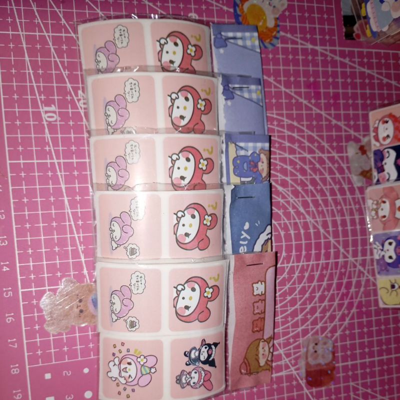 

stiker roll sanrio 20 pcs