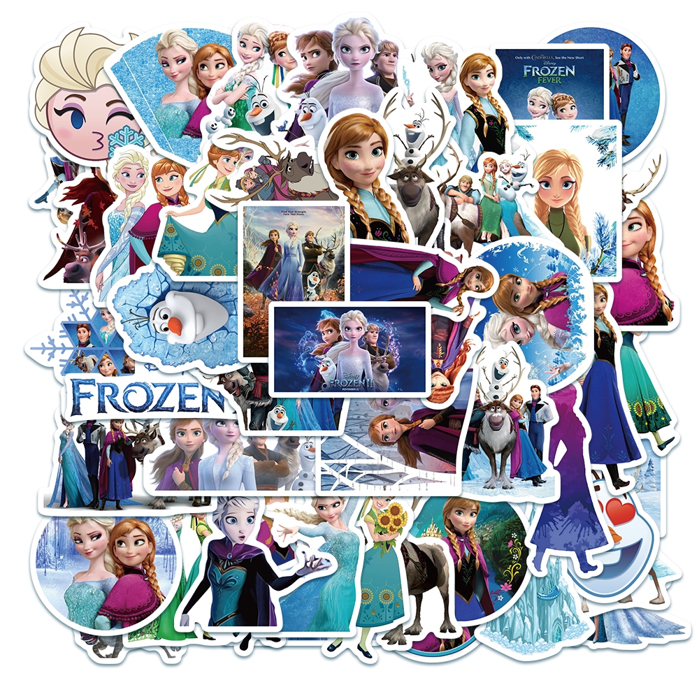

Hot Frozen Princess Stiker Kartun Putri Elsa Stiker Anti Air Stikers Berperekat Waterproof sticker decal buat Motor Helm Buku Journal Koper Casing HP Laptop Botol Minum