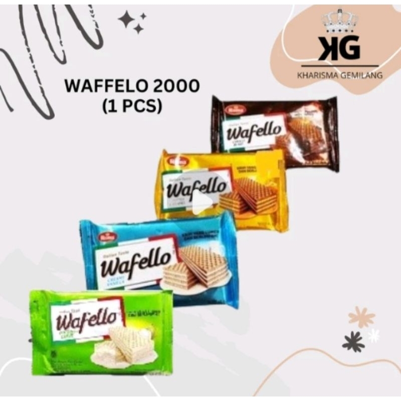 

WAFERLO COKELAT 2000 1 PCS WAFER COKELAT CHARAMEL BISCUIT LAPIS KUE MANIS ANAK DEWASA